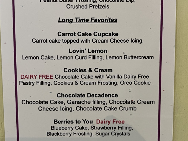 Lovin' Lemon Cupcake-Gourmet Girls Gluten Free Bakery/Bistro-Tucson