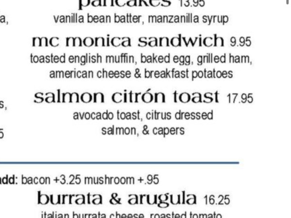 Salmon Citrón Toast-The Monica-Tucson