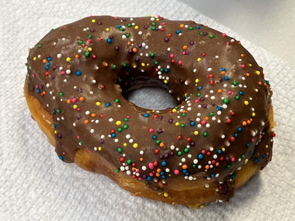 Chocolate Iced with Sprinkles Donut-Round Rock Donuts-Round Rock