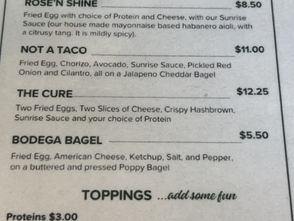 The Cure-Rosen's Bagel Co.-Austin