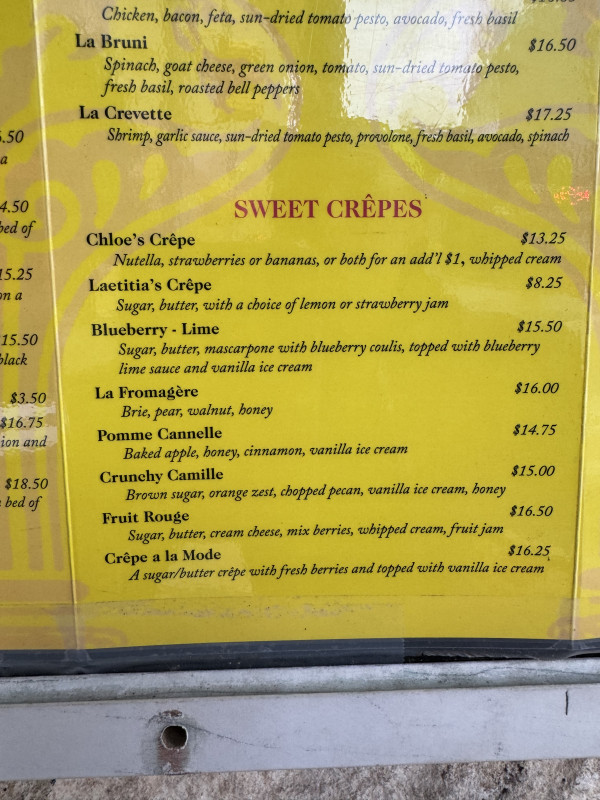 Chloe’s Crepe-Le Café Crêpe-Austin
