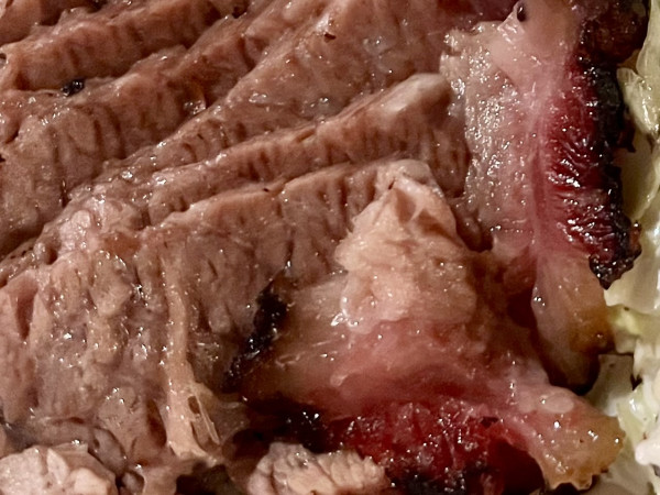 Marbled 2nd Cut Brisket Lunch Bar-B-Q Platter-County Line on the Lake-Austin