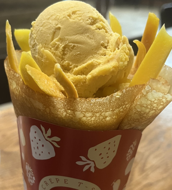 GF Mango Deluxe-T-Swirl Crêpe-Frisco
