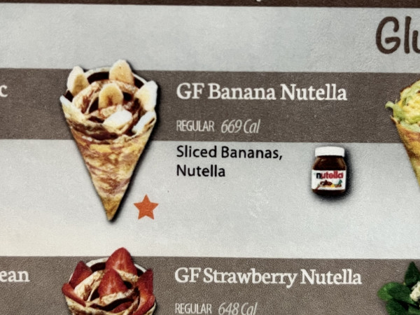 GF Banana Nutella-T-Swirl Crêpe-Frisco