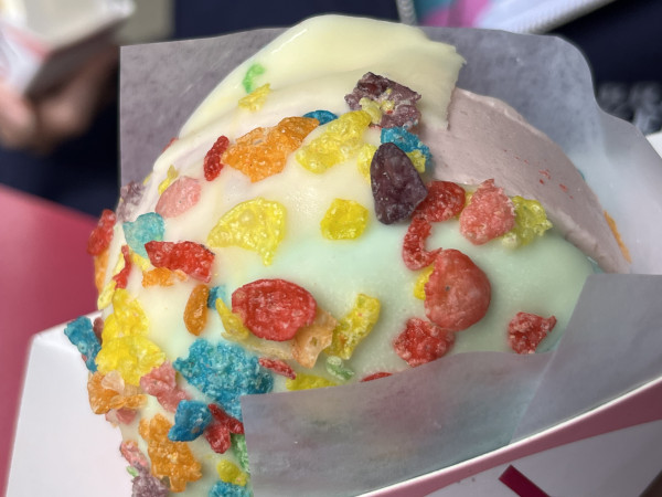 Cereal Milk Ice Cream Sandwich-JOY Macarons-Allen