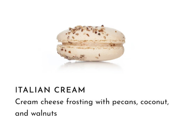 Italian Cream Macaron-JOY Macarons-Allen
