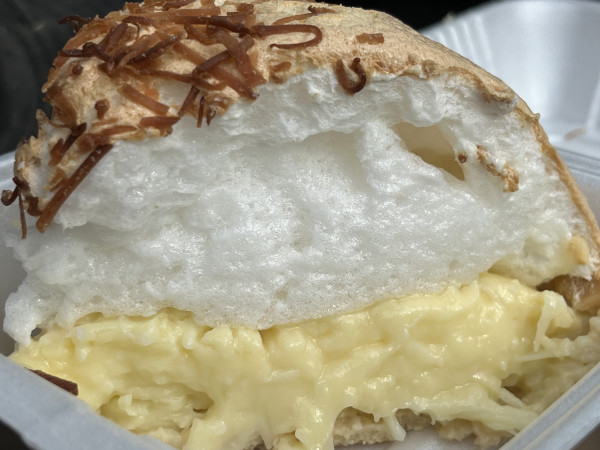Coconut Meringue Pie-Willow Creek Cafe & Club-Mason