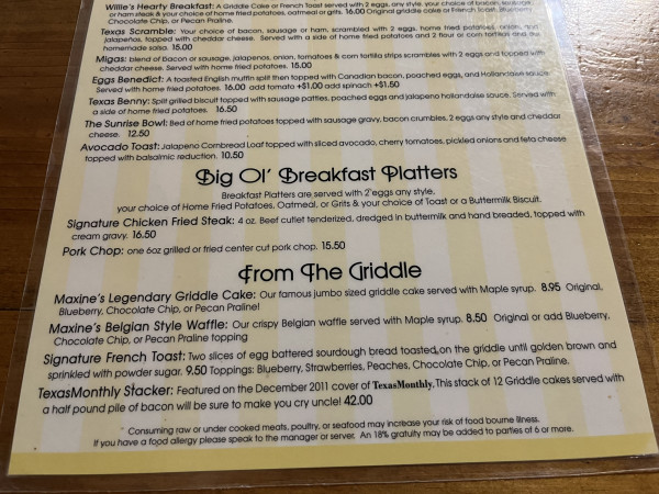 Signature Chicken Fried Steak-Maxine's Cafe & Bakery-Bastrop