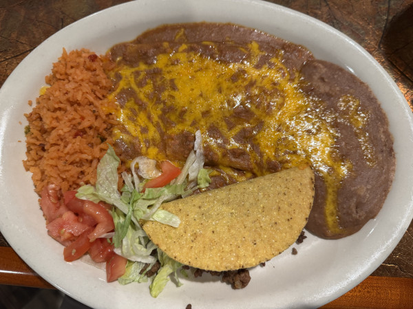 Rosita Special - cheese enchiladas and taco-The Original Henry's-San Angelo