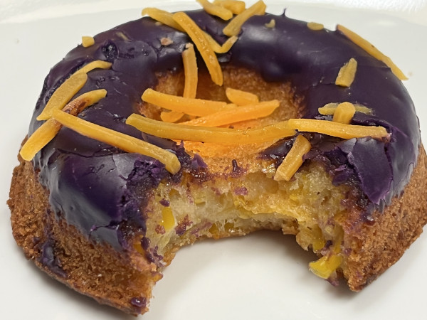 Ube, Corn, + Cheese Mochi Donut-OMG Squee-Austin