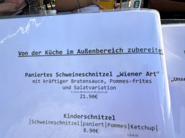 Schweinesschnitzel mit Spaetzle und Salat-Restaurant Zollhaus-NotFound