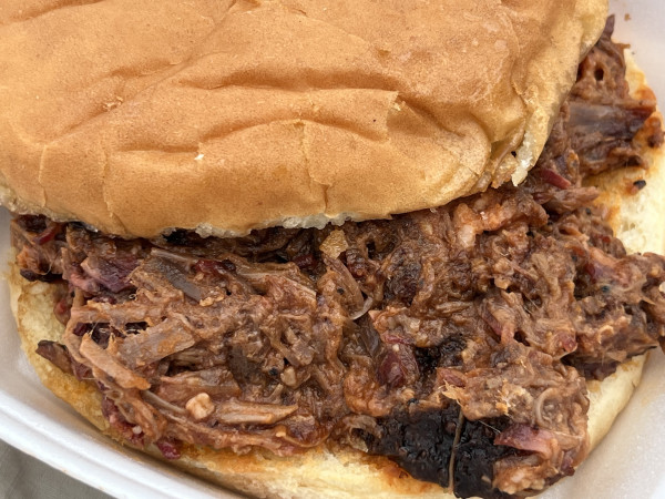 Chopped Beef Sandwich-Cooper's Old Time Pit Bar-B-Que-Llano