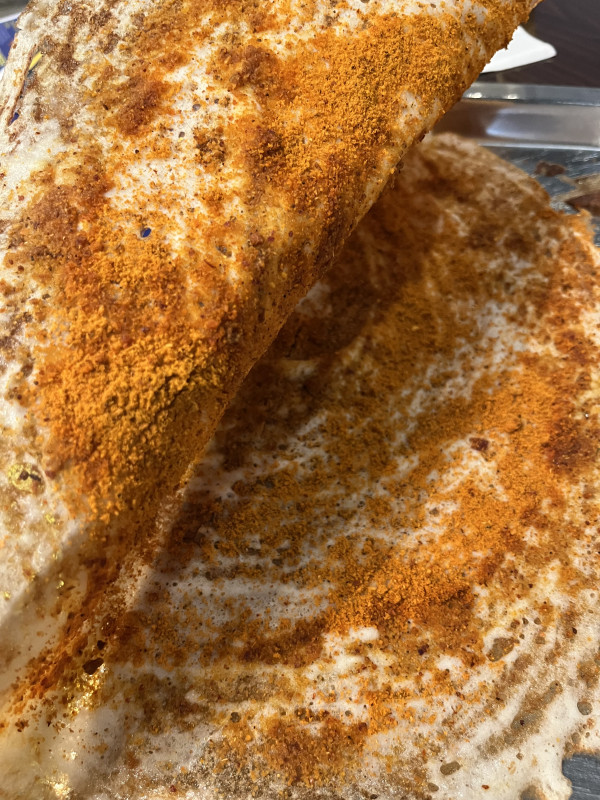 Gun Powder Dosa-Desilicious Cafe - Indian Pure Vegetarian/ Vegan Restaurant-Austin
