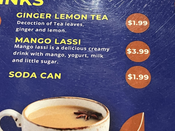 Mango Lassi-Desilicious Cafe - Indian Pure Vegetarian/ Vegan Restaurant-Austin