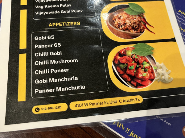 Gobi 65-Desilicious Cafe - Indian Pure Vegetarian/ Vegan Restaurant-Austin