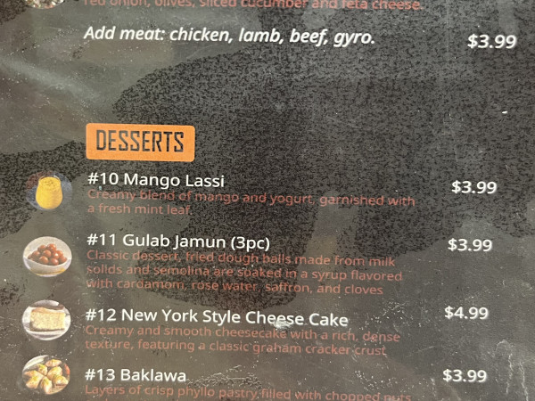 #10 Mango Lassi-Momos Gyros Curries Halal-Buda