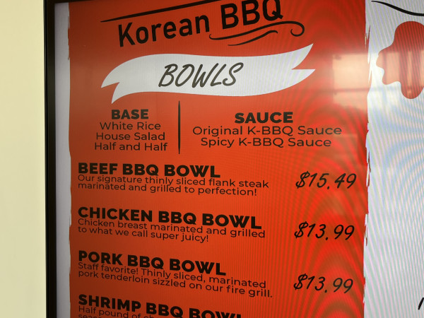 Beef BBQ Bowl-Bulgogi Korean BBQ Bowl-Austin