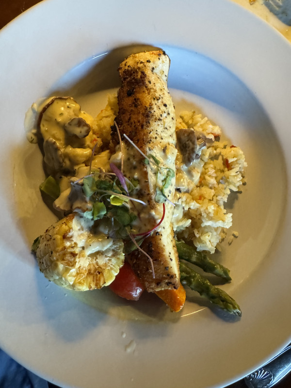 Halibut with Chanterelles-The DEPOT Restaurant-Seaview