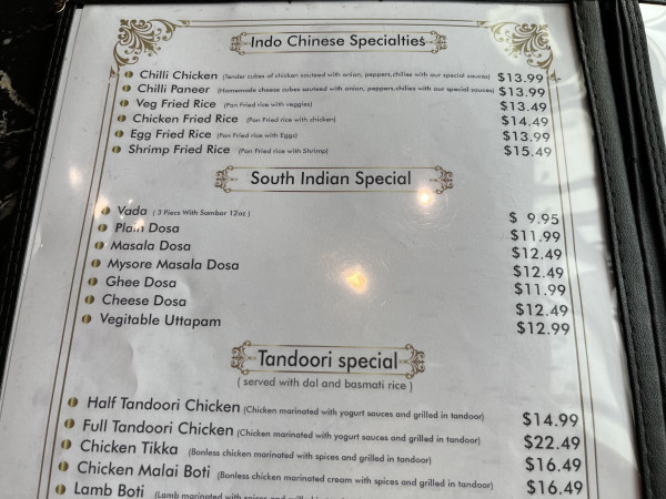 Ghee Dosa-Tandoori Lounge-Austin