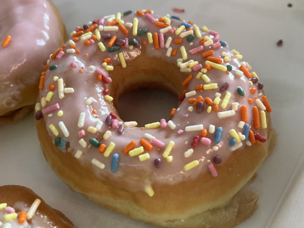 Strawberry Frosted Sprinkles Donut-Dunkin'-Austin