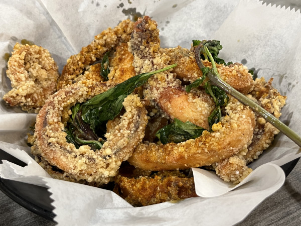 A6. Salt & Pepper Squid-Bee Bite Dumpling (One Bite Dumpling)-Austin