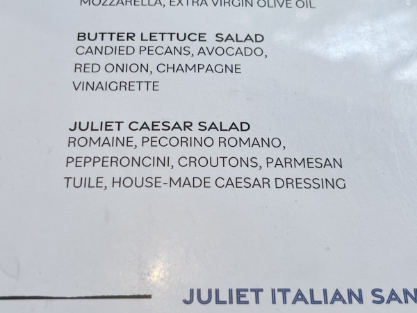 Juliet Caesar Salad-Juliet Italian Kitchen-Austin