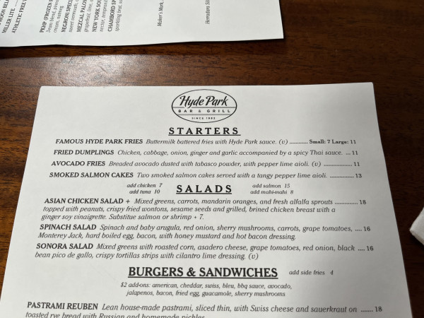 Famous Hyde Park Fries-Hyde Park Bar & Grill-Austin