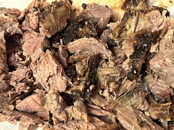 Chopped Brisket Sandwich-Cooper's Old Time Pit Bar-B-Que-Llano
