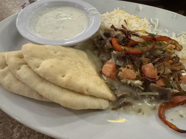 Creamy Herb Garlic Gyros Dinner-Zorba’s Mediterranean Restaurant and Bar-Oklahoma City
