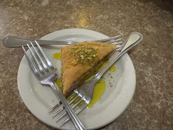 Moussaka / Baklava-Zorba’s Mediterranean Restaurant and Bar-Oklahoma City