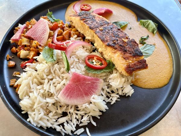 Coconut Curry Salmon-Kerbey Lane Cafe-Austin