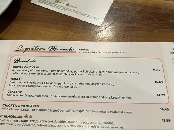 Crispy Chicken Benedict-Kerbey Lane Cafe - University-Austin