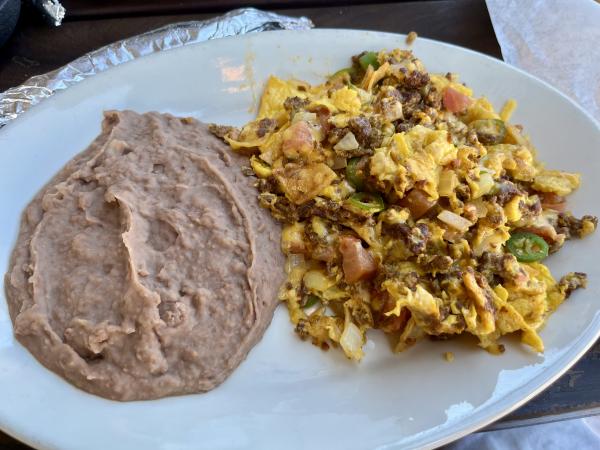 Sausage Migas-Maudie's Hacienda-Austin