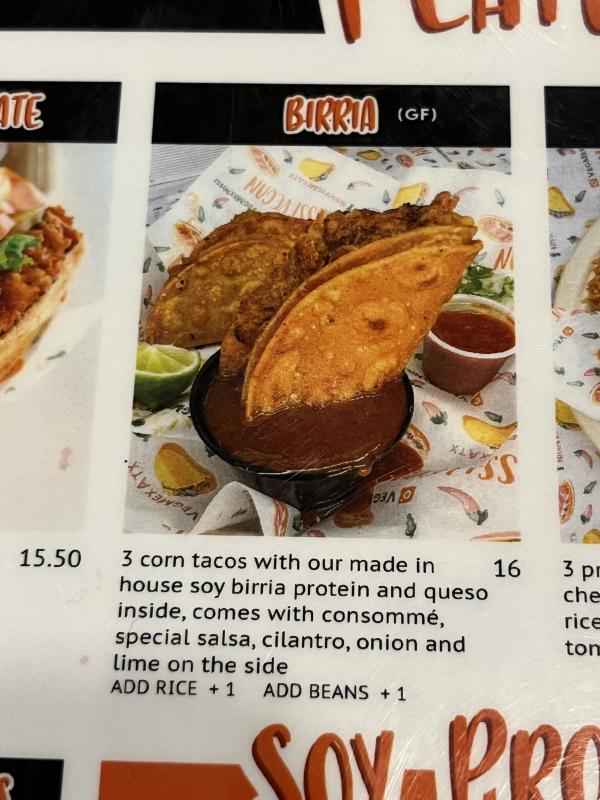 Birria Plate-Nissi Vegan Méxican Cuisine-Austin