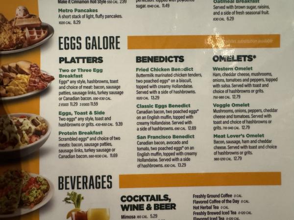 Fried Chicken Benedict-Metro Diner-Tuscaloosa