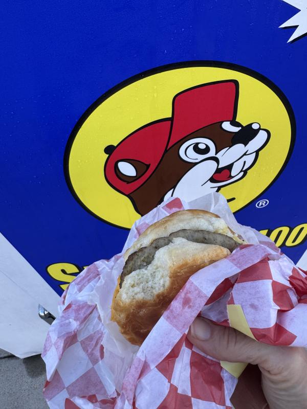 Sausage, egg, and cheese biscuit-Buc-ee's-Temple