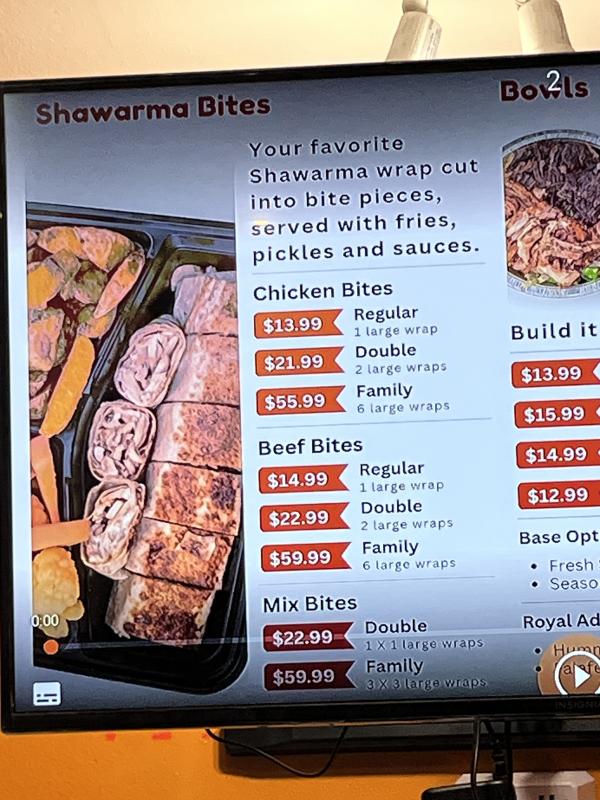 Shawarma Beef Bites-Shawarma King-Austin