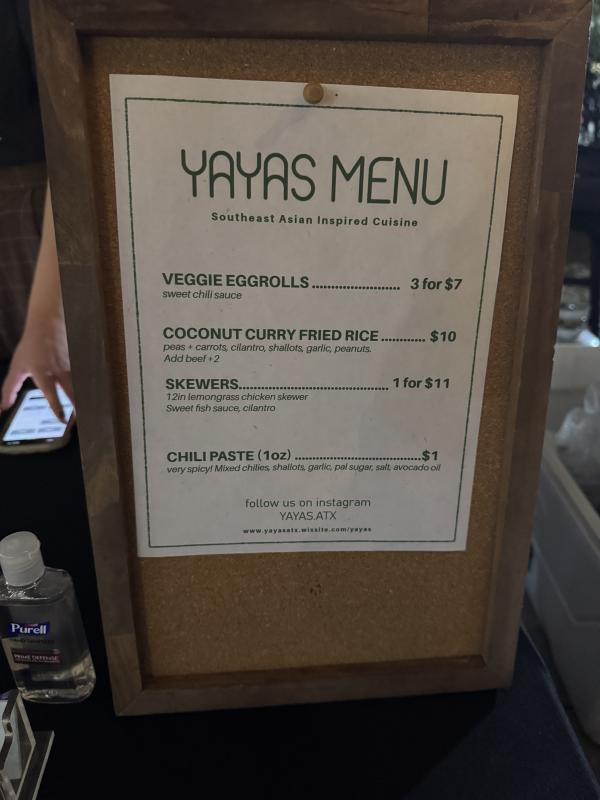 Coconut Curry Fried Rice-YaYa Cafe-Austin