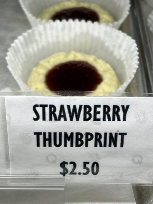 Strawberry Thumbprint-Captain Quack's Bakery and Coffeehouse-Austin