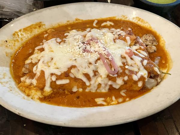 Chipotle Chicken Enchiladas-Maudie's Hacienda-Austin