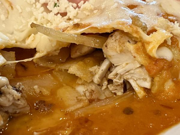 Chipotle Chicken Enchiladas-Maudie's Hacienda-Austin