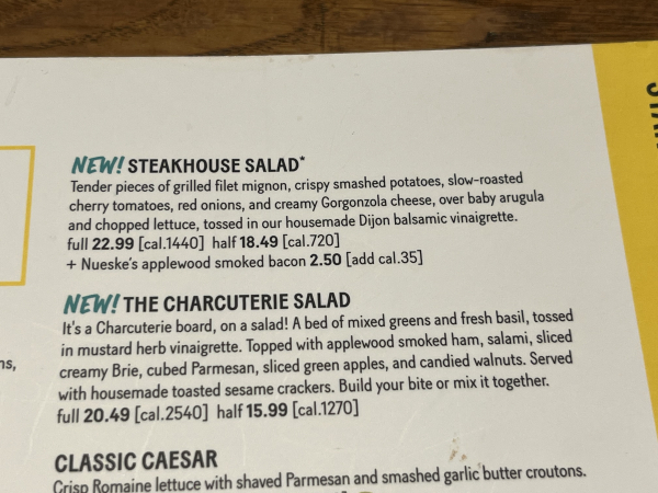 Steakhouse Salad-California Pizza Kitchen at West County Mall-Des Peres