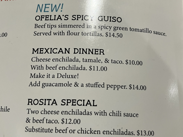 Mexican Dinner-The Original Henry's-San Angelo