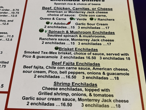 Brisket Enchiladas-El Mercado Restaurant-Austin