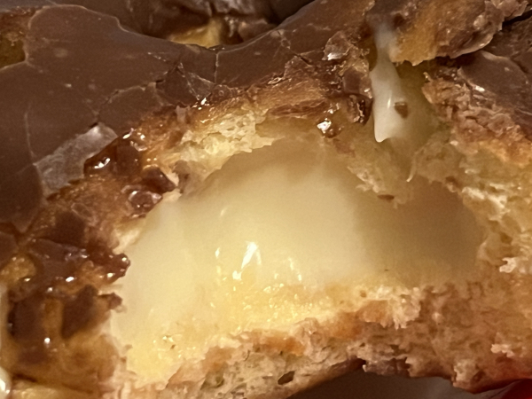 Chocolate Iced Custard Filled Donut-Donut Palace-Junction