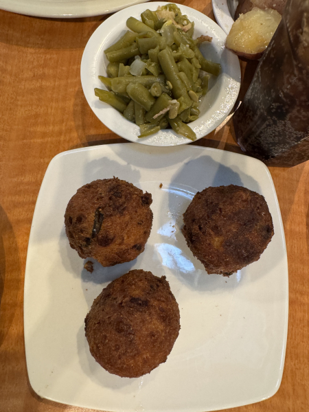 Square Fish with tartar sauce & Hush Puppies-Luby's-Austin
