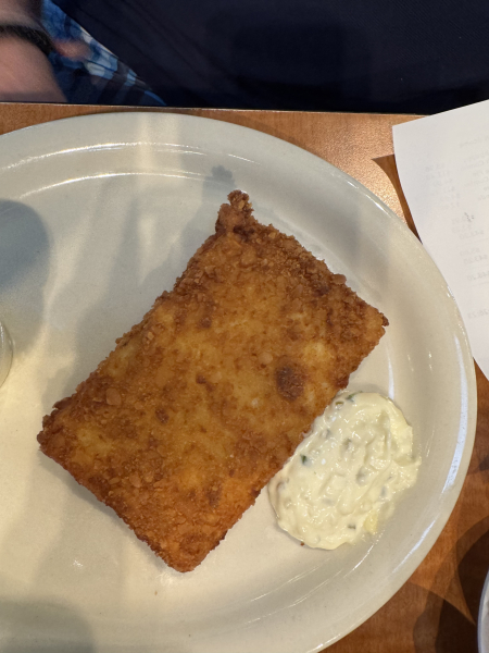 Square Fish with tartar sauce & Hush Puppies-Luby's-Austin
