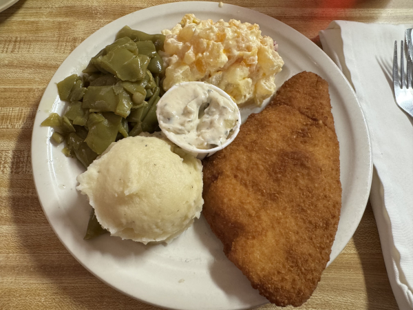 Flounder (fried)-Dun Bar East Restaurant-San Angelo