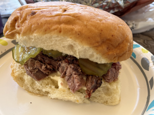Chopped Brisket Sandwich-Cooper's Old Time Pit Bar-B-Que-Llano