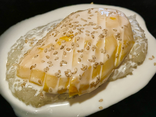 Sticky Rice with Mango-Ka-Prow Thai and Sushi Bistro-Austin